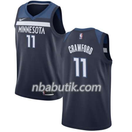 NBA Mænd Trøje Minnesota Timberwolves Jamal Crawford 11 Nike 2017-18 Navy Swingman NBA Mænd Trøje Minnesota Timberwolves Jamal Crawford 11 Nike 2017-18 Navy Swingman